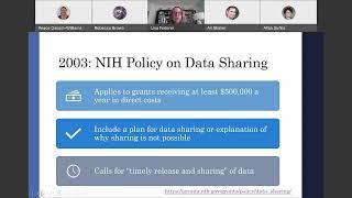 Introduction to the NIH Data Management and Sharing Plan