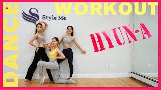 [HD] HyunA(현아) - Red, Flower Shower, Lip&Hip | 10 Min K-Pop Dance Workout (Beg Level) Cardio at Home