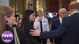 'Meg, Meg!!' Prince Harry tries to get Meghan Markle's attention