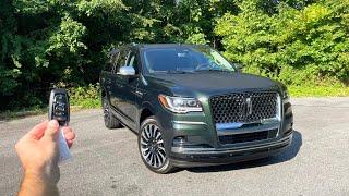 2024 Lincoln Navigator L Black Label: Start Up, Test Drive, Walkaround, POV and Review