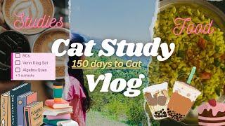 A Day In Life Of A Cat Aspirant| Cat Study Vlog| 150 Days To Cat