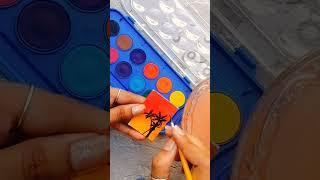 ||Mini painting ||#minipainting #mini #trend #viralshorts #youtube #youtuber #easy #watercolour