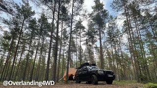 Helinox COT MAX | JCOT 210 | L322 Range Rover Camping  | ASMR | WILD CAMPING ️