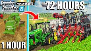 I SPENT 72 HOURS Becoming a  MILLIONAIRE in FS22 (ZIELONKA SUPERCUT) | Farming Simulator 22