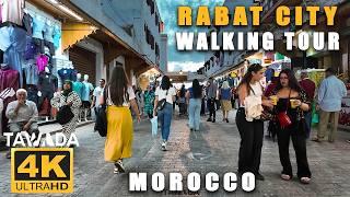 RABAT City 4K UHD Walking Tour, Morocco 