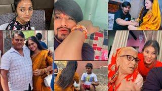 Raksha bandhan vlog 2023 ️Nidhi ki phli rakhi shadi k baad️ #likeforlikes #viral #trending #trend