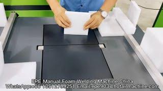 EPE Manual Foam Welding Machine China | Foam Corner Laminating Machine For Sale