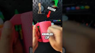 3D Printed Knurly ASMR Can Holder 12oz Caddy #3dprinting #howto