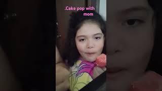 walmart cake pops with mom