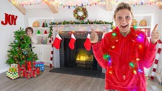 NEW CHRISTMAS HOUSE TOUR Surprising My Brother Stephen Sharer!! (Mystery Neighbor Prank)