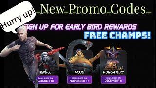 Free champs Promo Codes | Last Reminder! All you need to know | MCOC