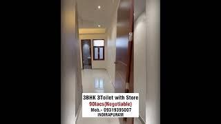 सबसे अच्छा 3BHK + 3Toilet Flats for sale in Indirapuram | Ready to Move Apartments in Ghaziabad