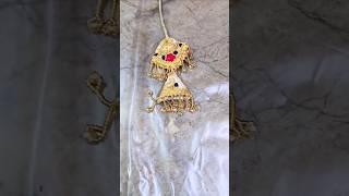 Fashion designing embroidery work #beautiful hanging design using easy sewing tips & tricks #shorts