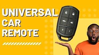 Program a Universal Car Key Remote  (68 Million Vehicles)