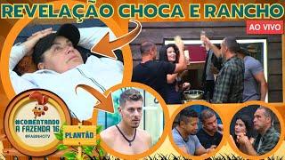 A FAZENDA 16: REVELAÇÃO DE FLOR CHOCA, JUNINHO, GILSÃO E SIDNEY NOVO GRUPO? SACHA CONFRONTA, RANCHO