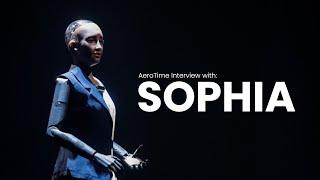 Sophia the Robot Reveals Her Thoughts on Air Travel & Learning – Full Interview!