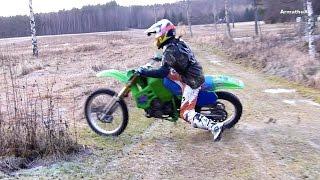 KX500 crash