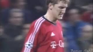 Bastian Schweinsteiger(19 years old) vs Real Madrid in the 2003-2004 Champions League