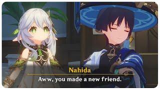 Nahida Teases Wanderer (Bonus Cutscene) Summertide Scales and Tales | Genshin Impact 4.8