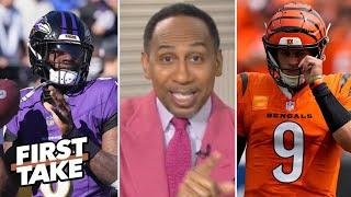 FIRST TAKE | "Jackson will show Burrow who's BOSS in AFC North" - Stephen A. on Ravens vs Bengals