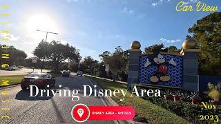 5 Minutes DRIVING in  Disney area - Florida - Relaxing Music.