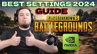 GUIDE: BEST PUBG SETTINGS 2024 | FIX STUTTERING