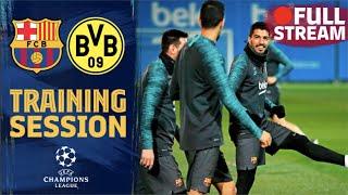 FULL STREAM | Workout ahead of the Champions League clash against Borussia Dortmund