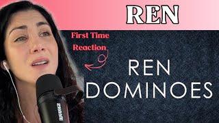 THIS WAS TOO REAL- Opera Singer FIRST TIME Reaction to - REN- "Dominoes"