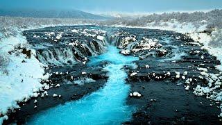 Serenity in Iceland: 8 Hour Winter River Visuals for Deep Sleep, Relaxation & Meditation ️