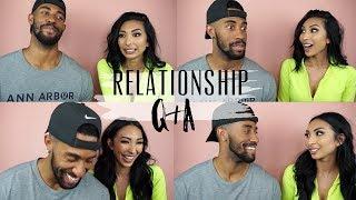 RELATIONSHIP Q&A ft. MY FIANCE | WE WENT ON A BREAK?! FIRST DATE AT CHILLIS? LONG DISTANCE?