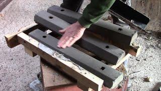 How To Cast Concrete Sleepers In A Mould (Or Ties For The Narrow Gauge Field Railway)