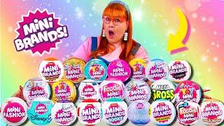 I UNBOXED EVERY SINGLE MINI BRANDS SERIES!! 23 BALLS!! 