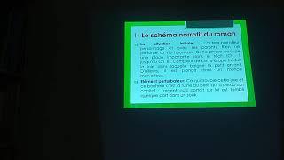 Le schéma narratif du roman autobiographique la boite à merveilles