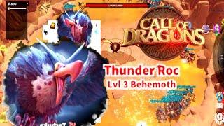 Thunder Roc Behemoth Lvl 3 - Call of Dragons part 55