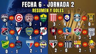 COPA LIBERTADORES Y SUDAMERICANA 2024 - RESUMEN Y GOLES JORNADA 2 - FECHA FINAL