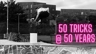 Paul from Slough 50 Tricks @ 50 years #skateboarding