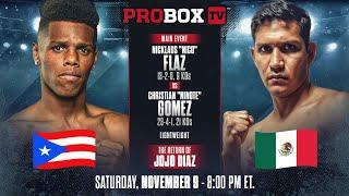  LIVE Return of IBF Super Featherweight Champion JOJO DIAZ | ProBox TV Presents Contender Series