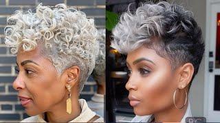 30 Best Short Natural Hairstyles for Black Older Women With Round Faces to Create Wow Effect in 2024