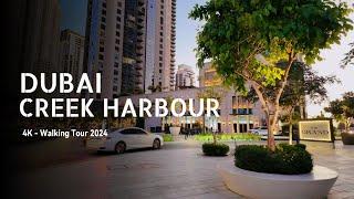 Dubai [4K] Creek Harbour - Walking Tour 2024 