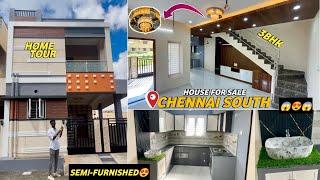 Semi-Furnished3BHK Individual House for sale in Chennai SouthDon't Miss it‼️Builder Number 