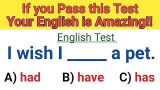 Mixed English Grammar Quiz  Can you score over 96% ?