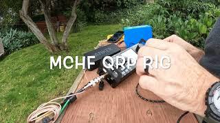 Portable Antenna Mast Design and an intro to the mCHF QRP Rig