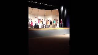 South Pointe HS Choir-Ammon Strong, soloist, sings "Hey The