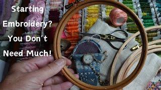 Embroidery Supplies: What You ACTUALLY Need (It isn't much)