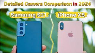 iPhone XS vs Samsung S21 Camera Comparison in 2024 - Shocking 