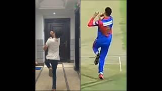 King Amir Bowling action copy  || #shorts #cricket #youtubeshorts #shortsfeed