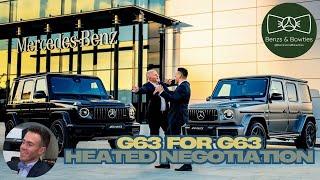 Heated G63 for G63 Negotiation! Behind The Scenes at a Mercedes-Benz Dealer