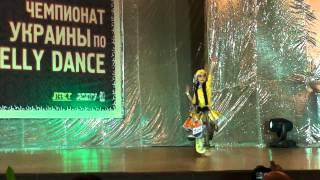 Anastasia Kotelnikova @ Ukrainian Championship 2013 on Belly Dance