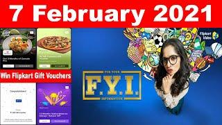 Flipkart FYI Answers | 7 February | FOR YOUR INFORMATION Flipkart | Flipkart For Your Information