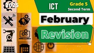 ICT | Grade 5 | February Revision | مراجعة شهر فبراير 2025